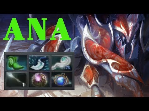 【ANA】BEST Mid Nyx Assassin vs Invoker new meta build items epic pro game play 9k top MMR Dota 2