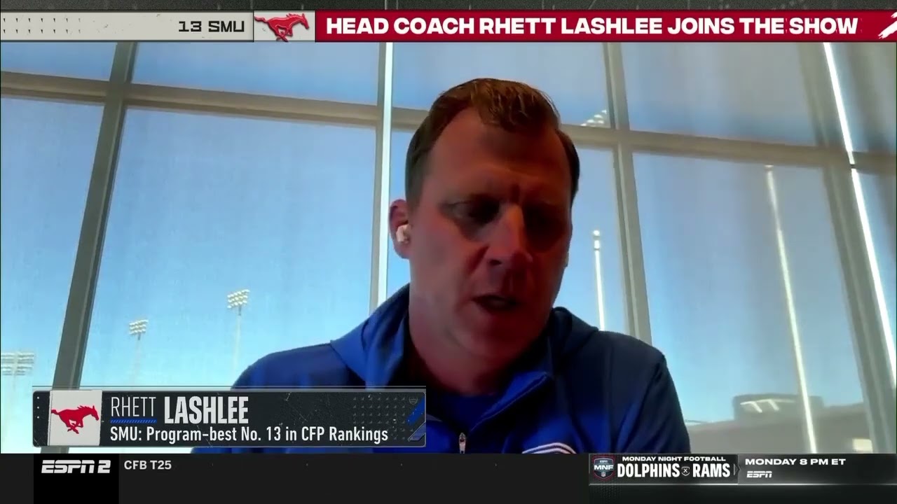 Coach Rhett Lashlee on College Football Live