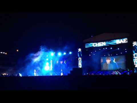 121125 SMTown in BKK - Open Arms - Onew Ryeowook Baekhyun Chen