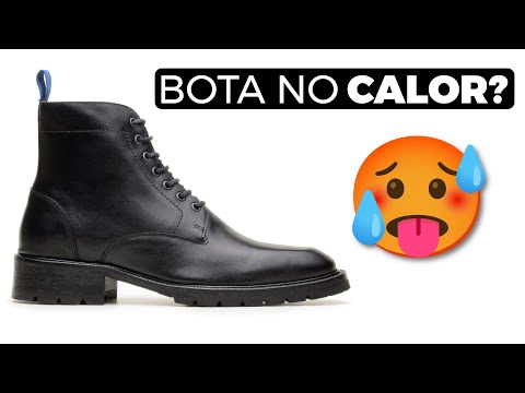 Pode usar BOTA MASCULINA no CALOR?