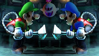 Luigi's Mansion: Dark Moon - Scarescraper All 25 Floors (Co-Op Gameplay)