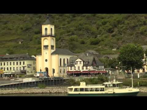 Flusskreuzfahrt auf dem Rhein Von Rüdesheim bis zur Loreley Full HD