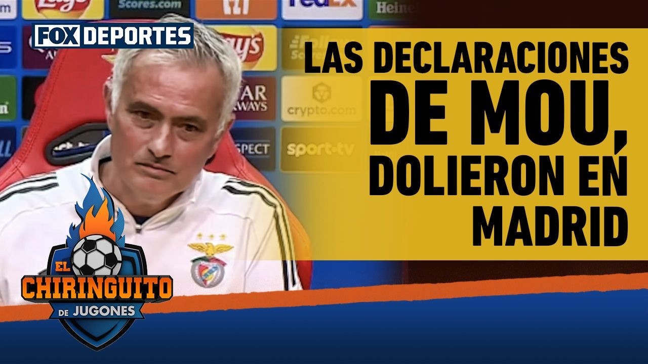 Las CRÍTICAS de JOSÉ MOURINHO sobre el arbitraje en el BENFICA vs REAL MADRID | El Chiringuito