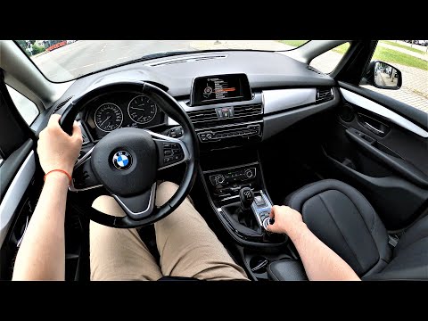 2015 BMW 216D Active Tour 1.5l 116HP - POV Test Drive & Fuel consumption check