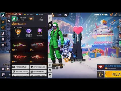 JUGANDO FREE FIRE UNETE PARA SUBIR A HEROICO