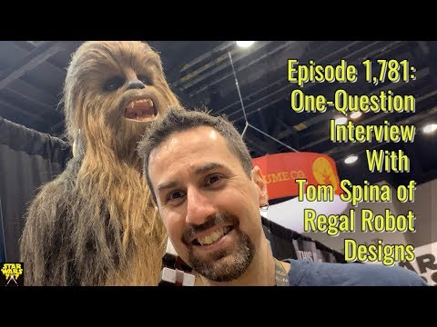 Episode 1,781: One-Question Interview With Tom Spina of Regal Robot Designs