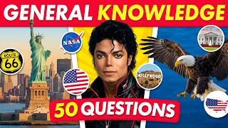 How Good Is Your Knowledge of USA? 🦅🧠✅ | General Knowledge Trivia Quiz | United States Quiz