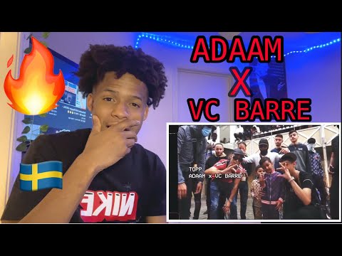 Sweden Rapper ADAAM X VC BARRE - TOP 🔥🔥🔥@React