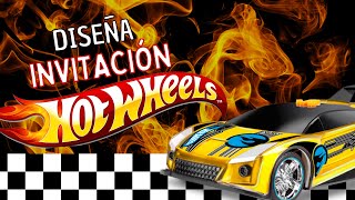 Diseña una INVITACIÓN de HOTWHEELS interactiva en CANVA