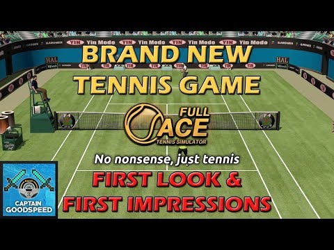 BRAND NEW TENNIS GAME | Full Ace Tennis Simulator | First Look & Review of Full Ace Tennis Simulator