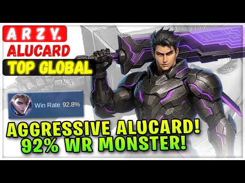 92% Win Rate Alucard Fearless & Aggressive [ Top Global Alucard ] A r z y. - Mobile Legends Build