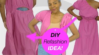 DIY Maxi Skirt and Matching Top Into An Amazing Contemporary Duster Coat | Thrift Flip