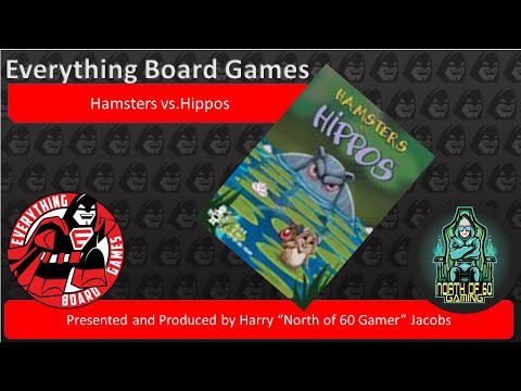 Everything Board Games Hamsters vs. Hippos Kickstarter Preview Video (Successfully Funded on 11/19/2021)