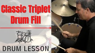 Learn How to Play a Classic Triplet Drum Fill
