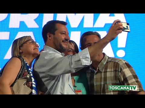 2019-06-07 PRATO - BALLOTTAGGIO, IN TREMILA PER MATTEO SALVINI