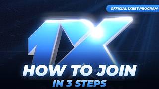 1xPartners — How to Join the Official 1xBet Affiliate Program (3 Steps)