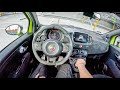Abarth 595 Competizione 1 4 T JET 180HP 0 100 POV Test Drive 1787 Joe Black