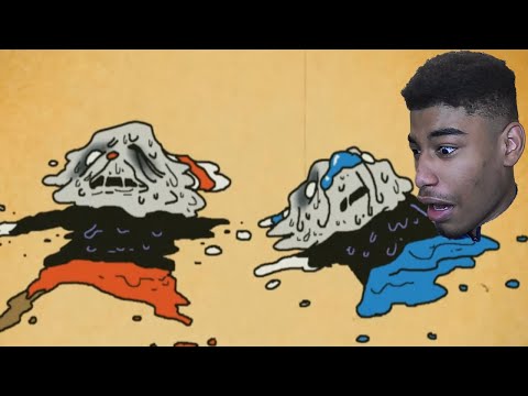 SOMEONE HELP CUPHEAD | Snow Cult Scuffle WITH LYRICS By @recorderdude  REACTION