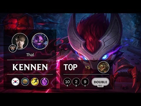 Kennen Top vs Renekton - KR Challenger Patch 9.13