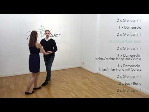 Salsa 4 (NY Style/auf Linie) einfache Figurenkombination (Beispiel 4) - gezählt & getanzt ohne Musik