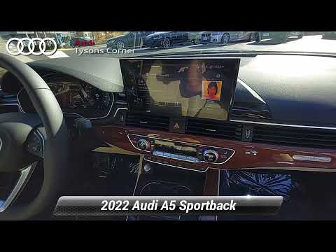 New 2022 Audi A5 Sportback Premium Plus, Vienna, VA 22A0164