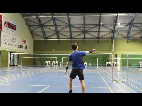 Fun Badminton No. 1 today in Slovakia, Europe #bedminton #배드민턴 #羽毛球 #badmintonsmash #badminton