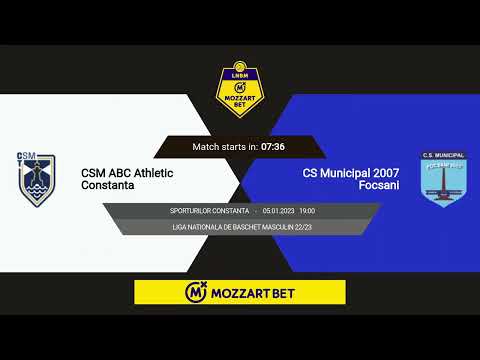 LNBM MOZZART 2022-2023: CSM Athletic Constanța - CSM 2007 Focșani