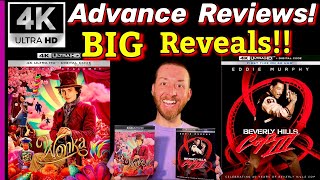 BIG Announcements! WONKA 4K UHD & Beverly Hills COP 3 4K UHD Blu Ray Reviews! OCEANS 11 The Departed