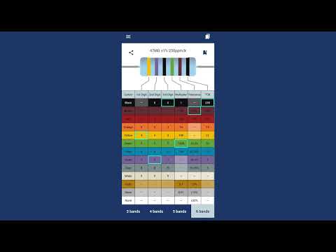 Resistor color code calculator video thumbnail