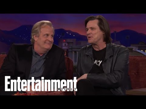 Jim Carrey Crashes Jeff Daniels' Interview On Conan | News Flash | Entertainment Weekly