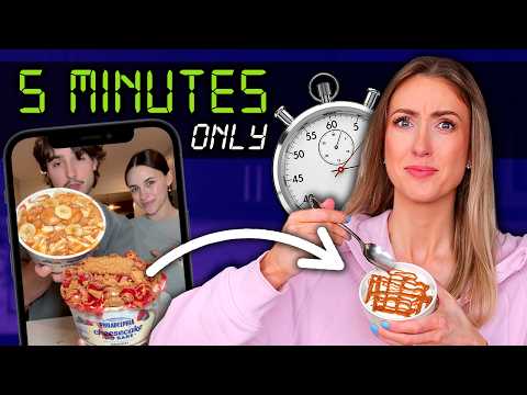 I Tested the MOST VIEWED 5 Minute Recipes on TikTok π³ What's ACTUALLY Worth Making?