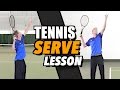 Tennis Serve Lesson for Beginners - How To Hit a Serve