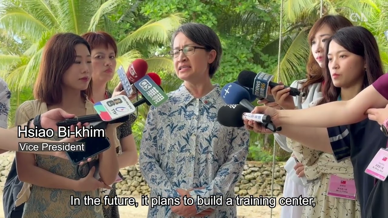 VP Hsiao visits Palau, emphasizes drone and agricultural support