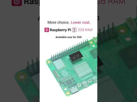 Raspberry Pi 5 2GB joins the family