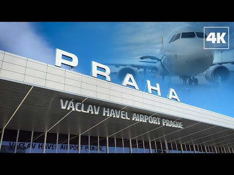 Aeroporto Václav Havel de Praga [4K]