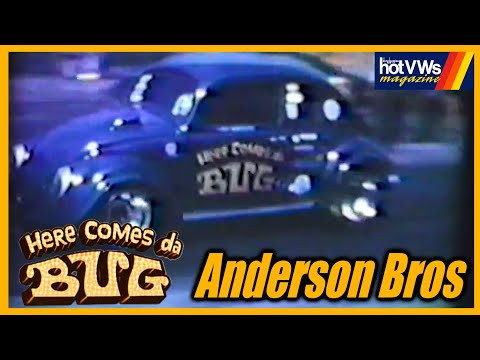 Anderson Bros "Here Comes da Bug" Gasser at Lions, OCIR, Carlsbad, and Bakersfield in 1970-71