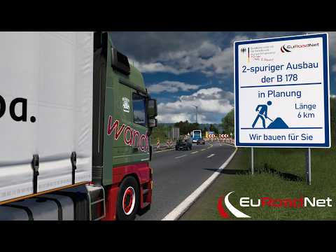 ETS2 EuRoadNet - From Liberets to Forst I Logitech RS50 [3032] EURO TRUCK SIMULATOR 2