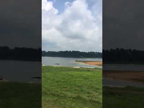 Site in loop B, boat parking and the swim area