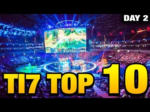 TI7 TOP 10 - BEST EPIC AMAZING MOMENTS DOTA 2 (Day 2)