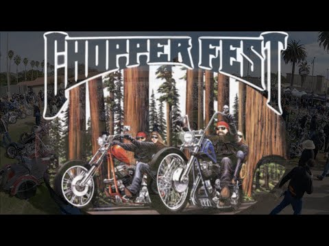 Custom Harley Davidson's at David Mann Chopperfest in Ventura California