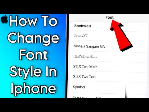 How To Change iPhone Font Style Without App (All iOS)