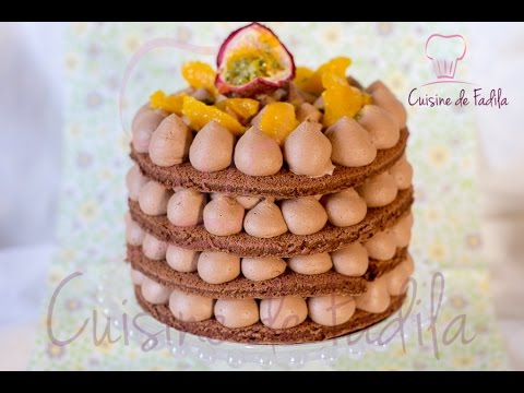 Gâteau  au chocolat orange passion