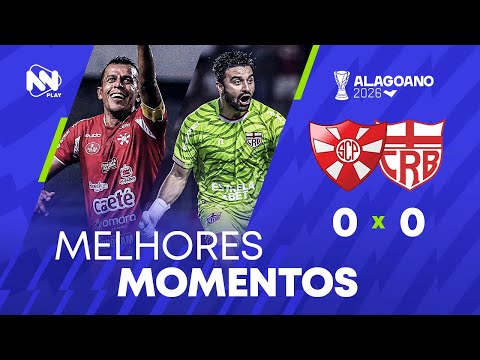 Watch the first half of the game between PENEDENSE X CRB - ​​Alagoas Championship 2026 - 01/18/2026