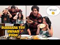 Russian लड़की Ke Sath Food Vlog Indian Food Reaction By Russians