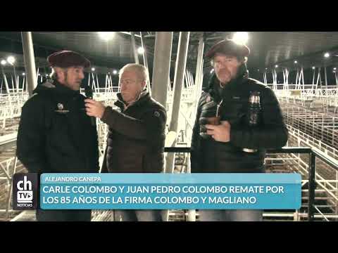 CARLE COLOMBO Y JUAN PEDRO COLOMBO REMATE POR LOS 85 AÑOS DE LA FIRMA COLOMBO Y MAGLIANO