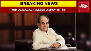 Industrialist Rahul Bajaj, Former Chairman Of Bajaj Group, Passes Away At 83 | Breaking News