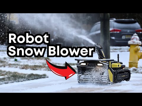 This Robot Snow Blower Handles Winter So You Don’t Have To!  Yarbo