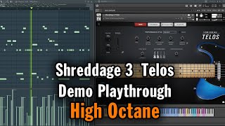 Video thumbnail for High Octane - Shreddage 3 Telos Demo Playthrough (Virtual Guitar) by Impact Soundworks LLC