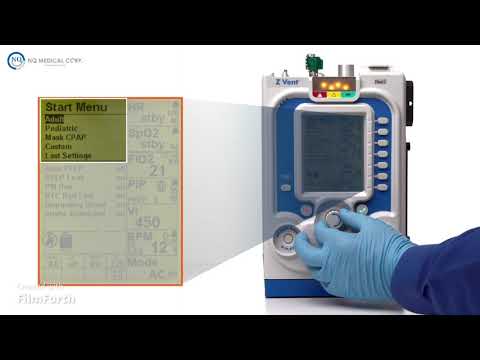 Máy giúp thở di động Z Vent - ZOLL (Module 4: Startup and Default Settings)