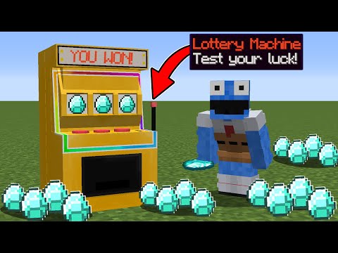 Minecraft But A Lottery Machine Controls My Game